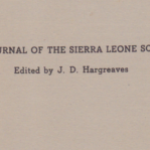 Foto del perfil de Sierra Leone Studies